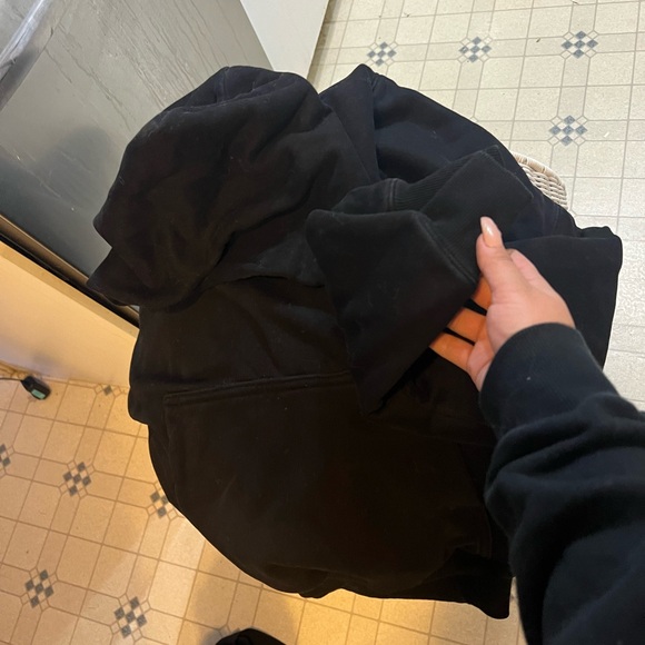 YZY Yeezy Double Lined Black Size small Mens Hoodie - Picture 2 of 4